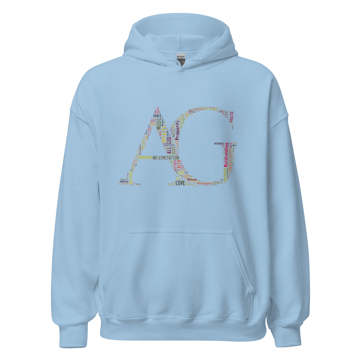 AG Colourful Design Unisex Gildan Hoodie