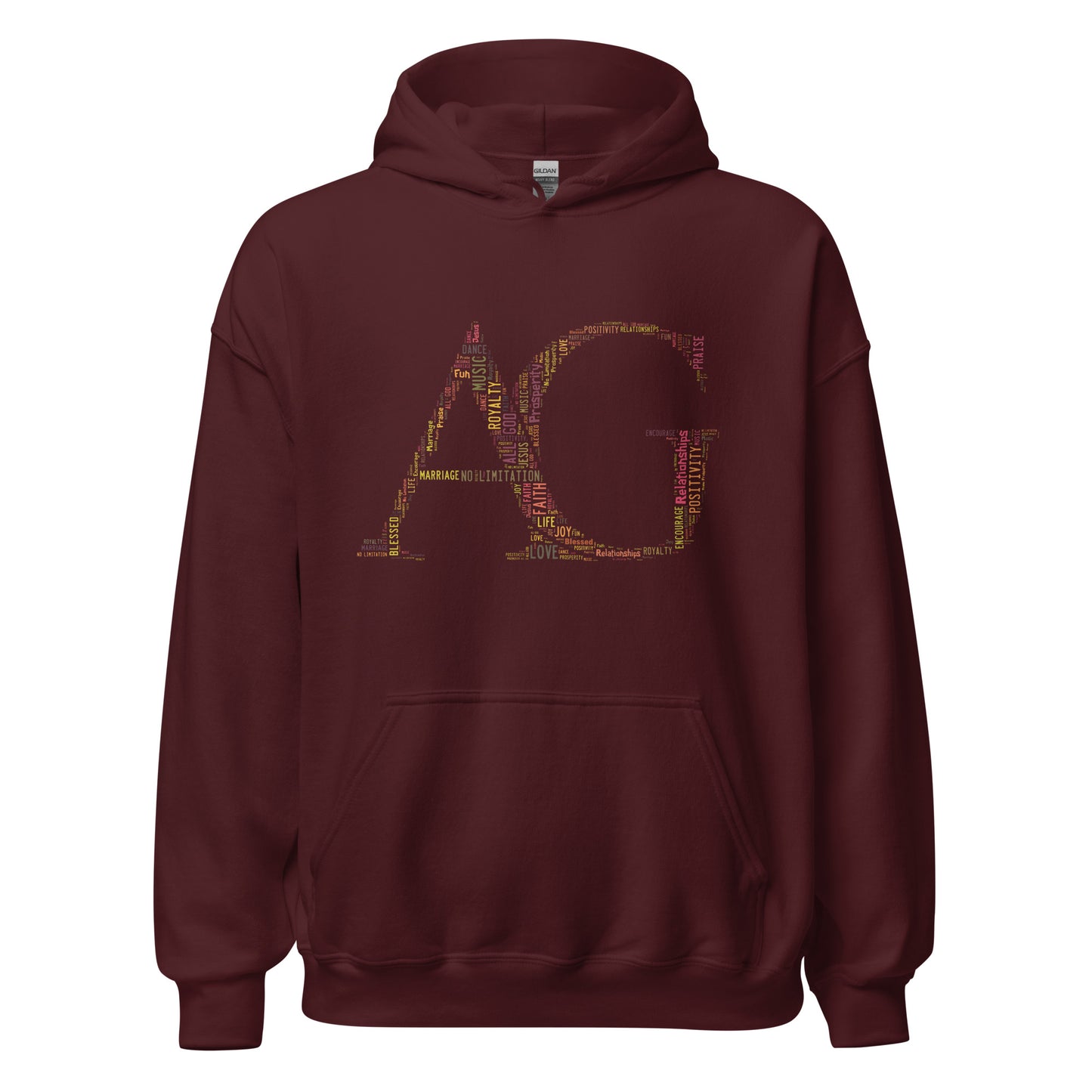 AG Colourful Design Unisex Gildan Hoodie