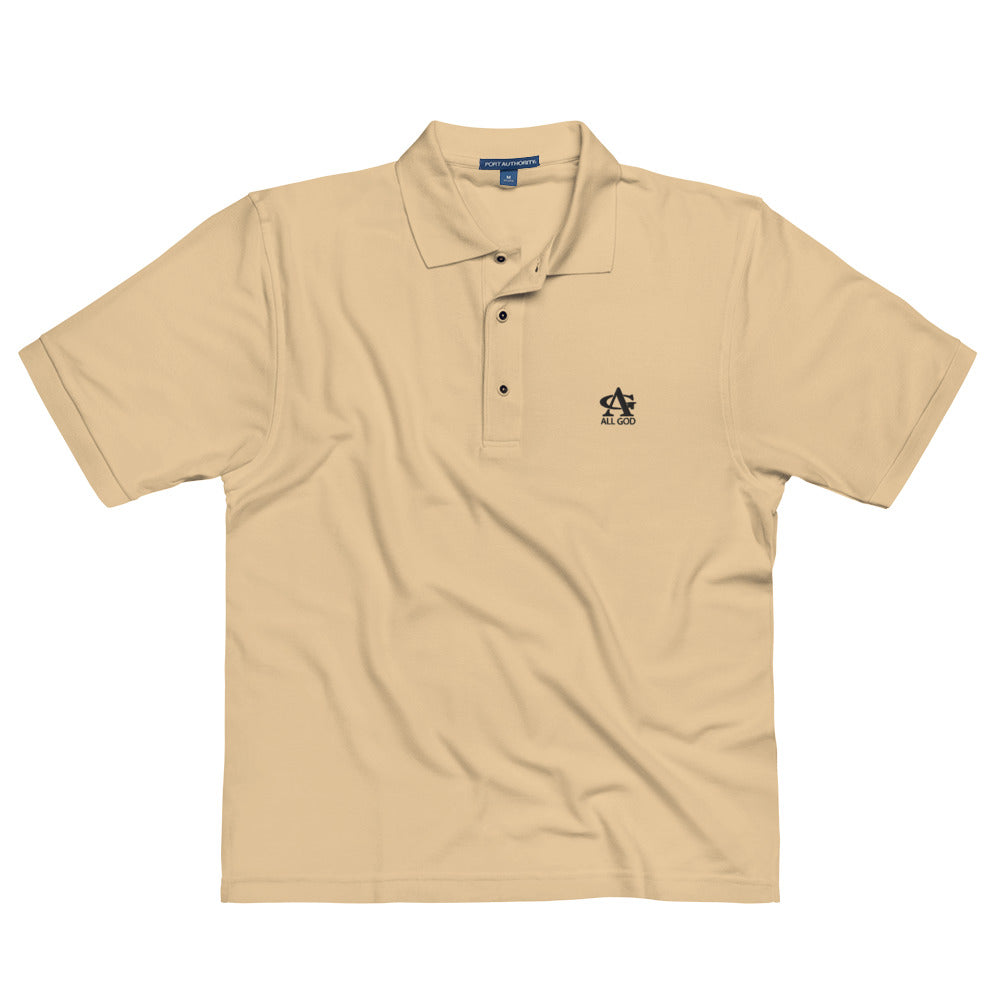 Port Authority ALL GOD Logo Men's Polo